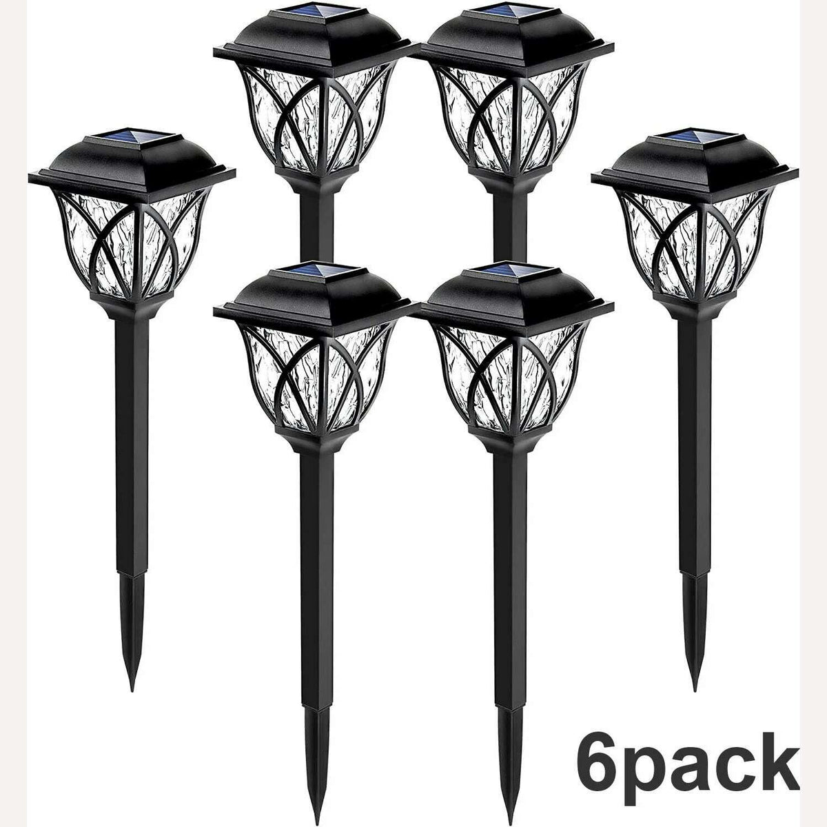 10 Pack Solar Yard Lights Bright Lawn Lights Outdoor Waterproof Led Solar Pathway Lights Landscape Path Lights