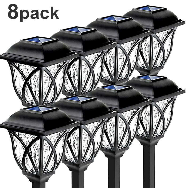 10 Pack Solar Yard Lights Bright Lawn Lights Outdoor Waterproof Led Solar Pathway Lights Landscape Path Lights