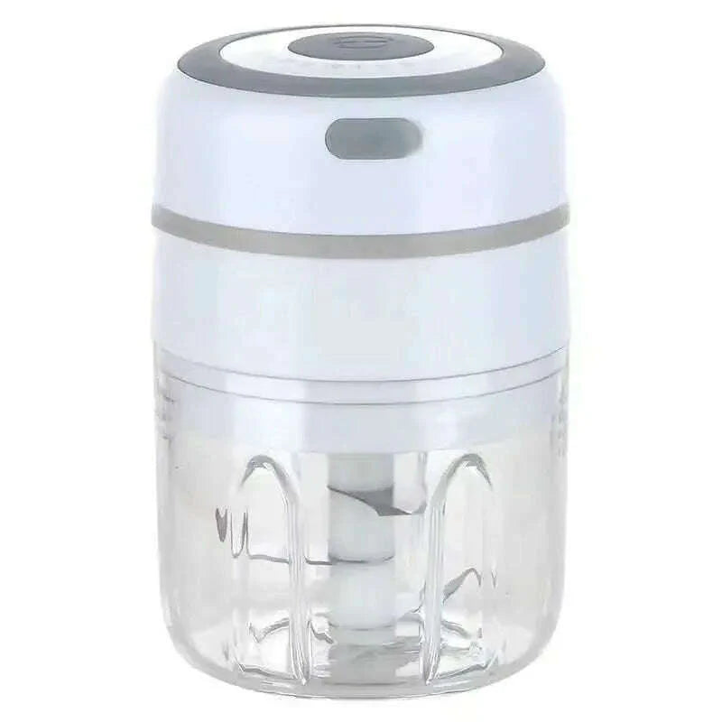 100/300mL Mini Electric Garlic Chopper USB Charging Ginger Masher Machine Sturdy Durable Chili Vegetable Crusher Kitchen Tool