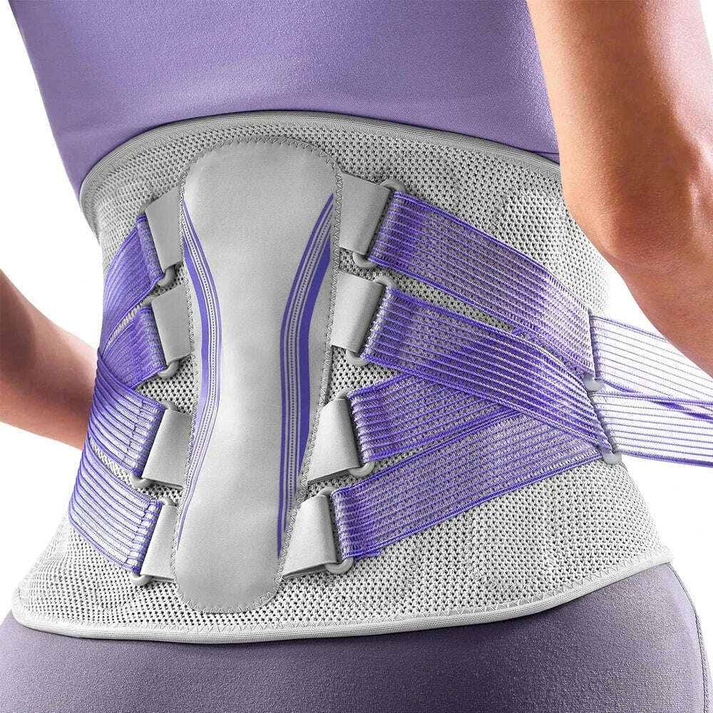 1PCS Back Braces for Lower Back Pain,Lumbar Support for Men & Women,Breathable Soft Mesh Fabric Back Support for Home & Lifting