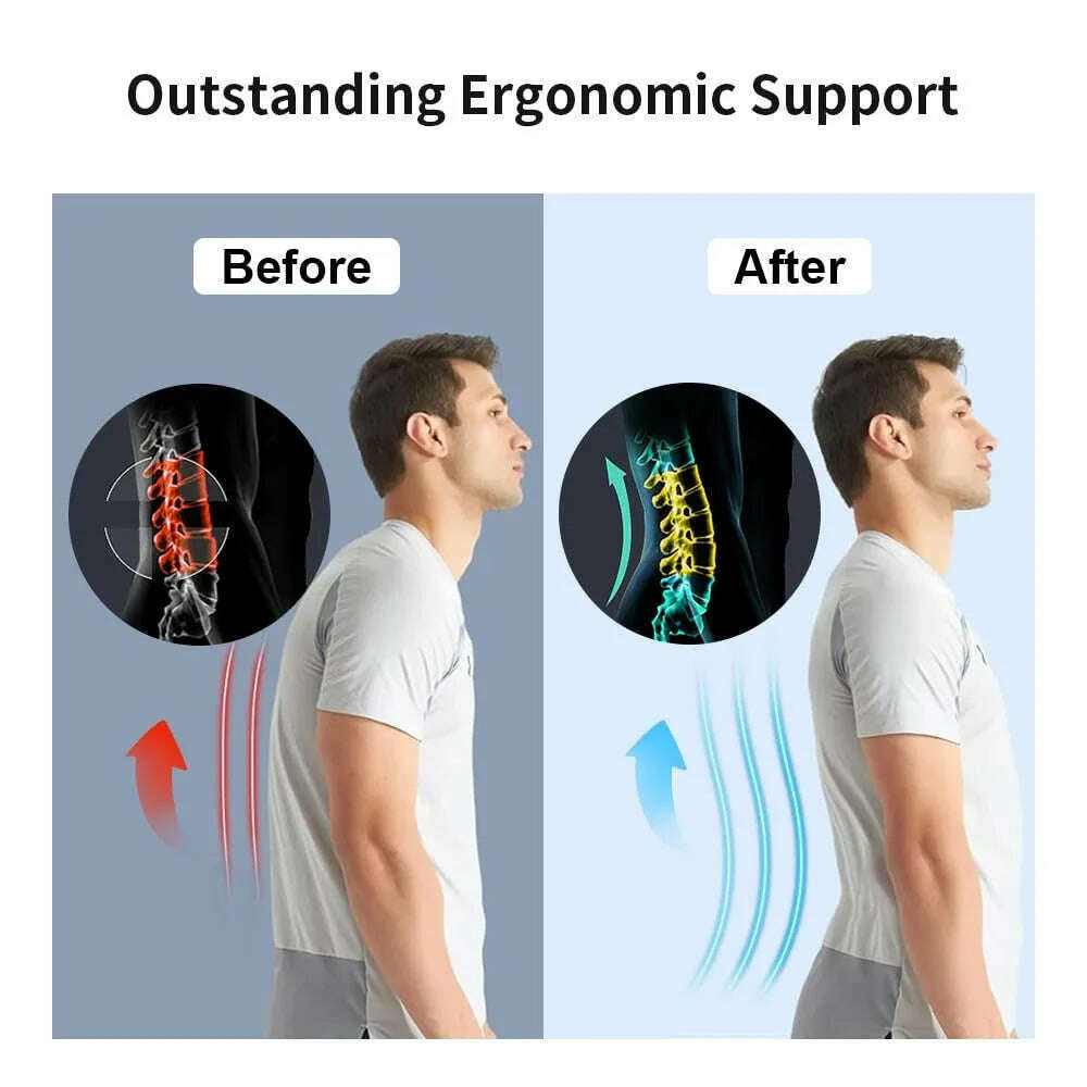 1PCS Lower Back Brace Support, Lumbar Support - Herniated Disc, Sciatica - Adjustable, with 6 Aluminum Support - Men and Women