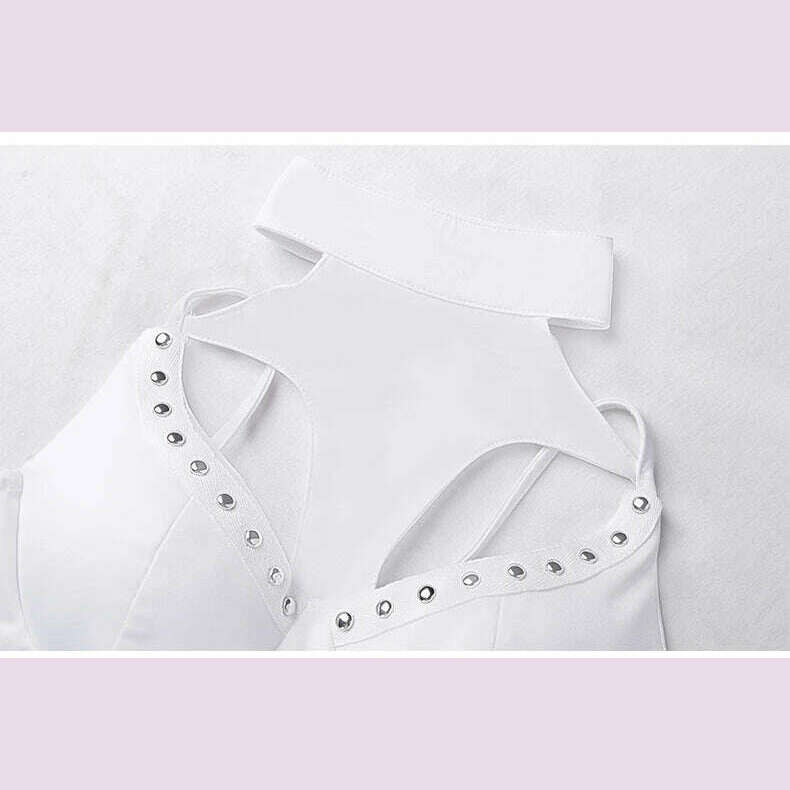 2024 New Jazz Dance Costumes For Women White Loose Kpop Outfits Girls Group Gogo Dancers Dress Nightclub Bar Stage Wear DN17932
