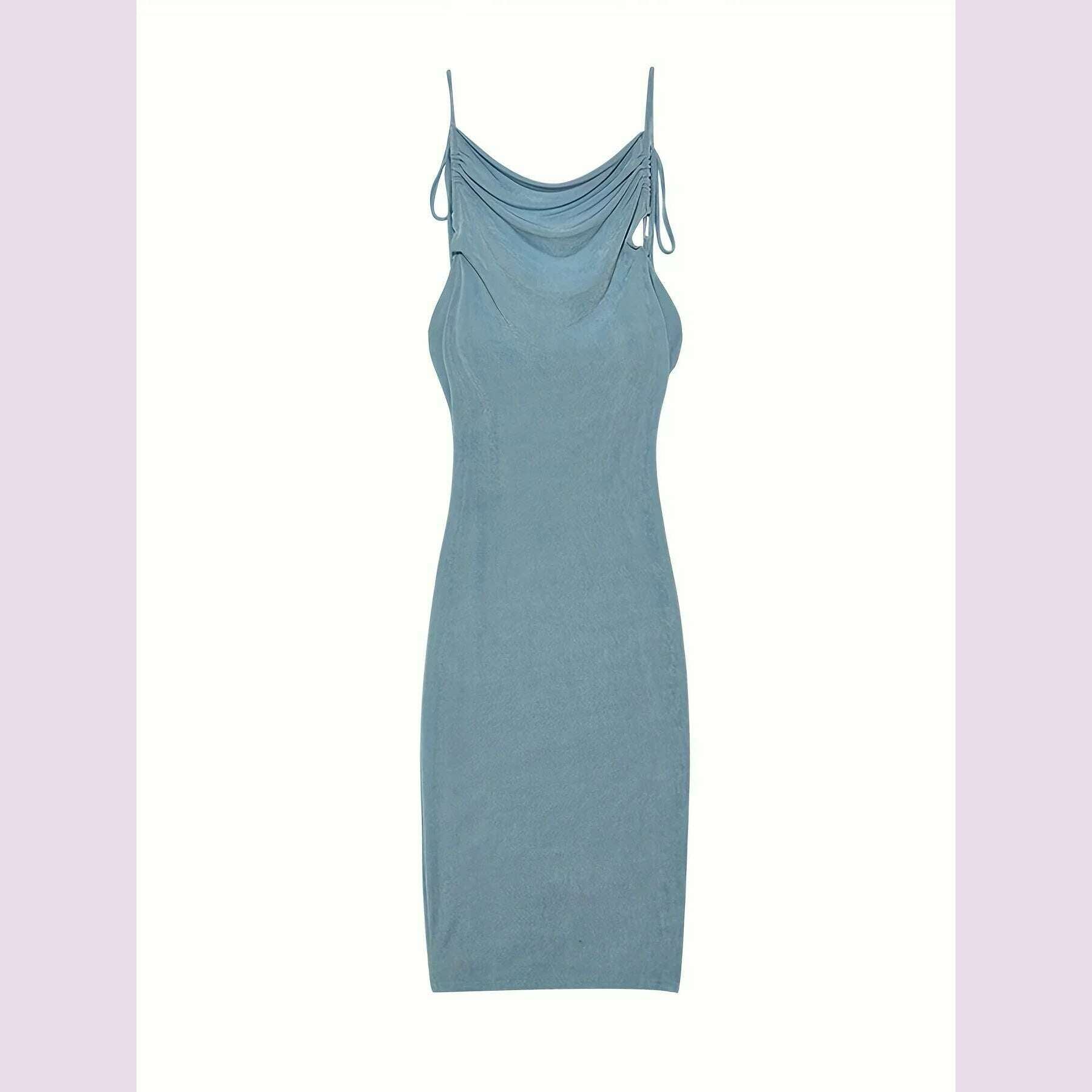 2024 New Summer Fashion Sexy Strapless Hang Neck Temperament Dress