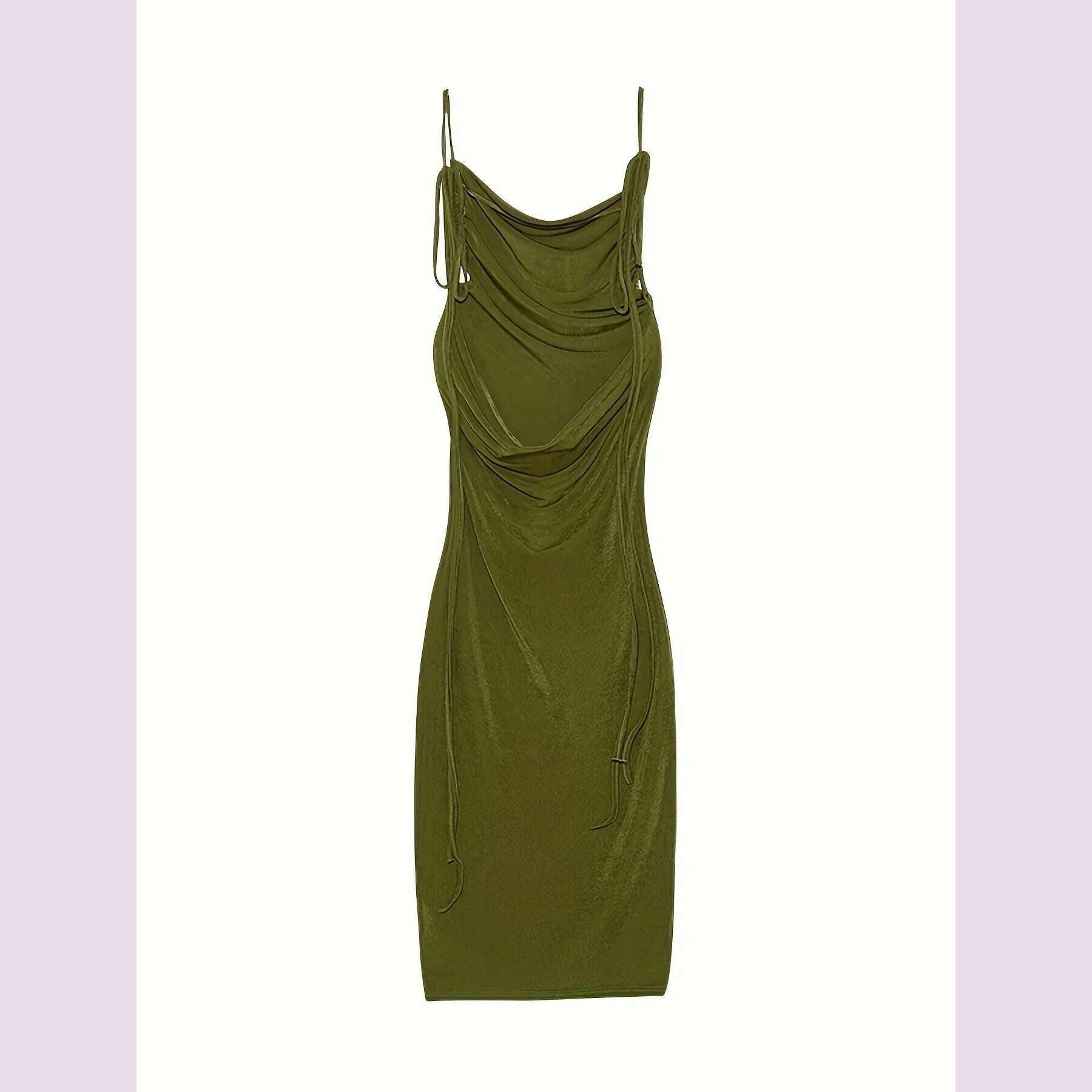 2024 New Summer Fashion Sexy Strapless Hang Neck Temperament Dress