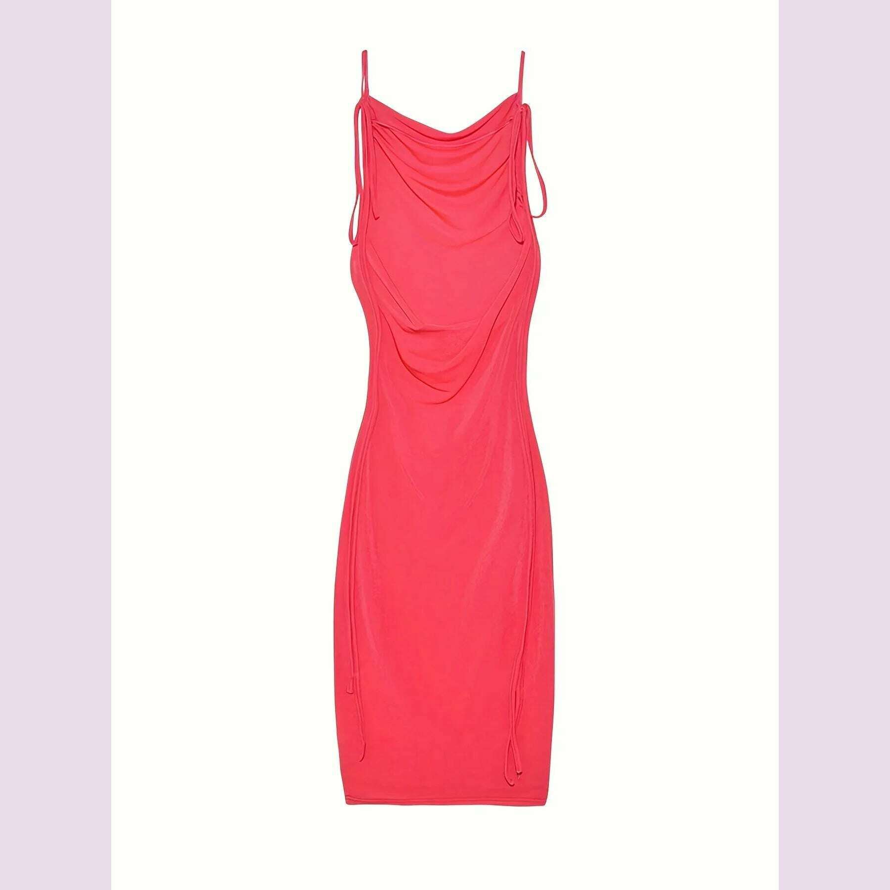 2024 New Summer Fashion Sexy Strapless Hang Neck Temperament Dress