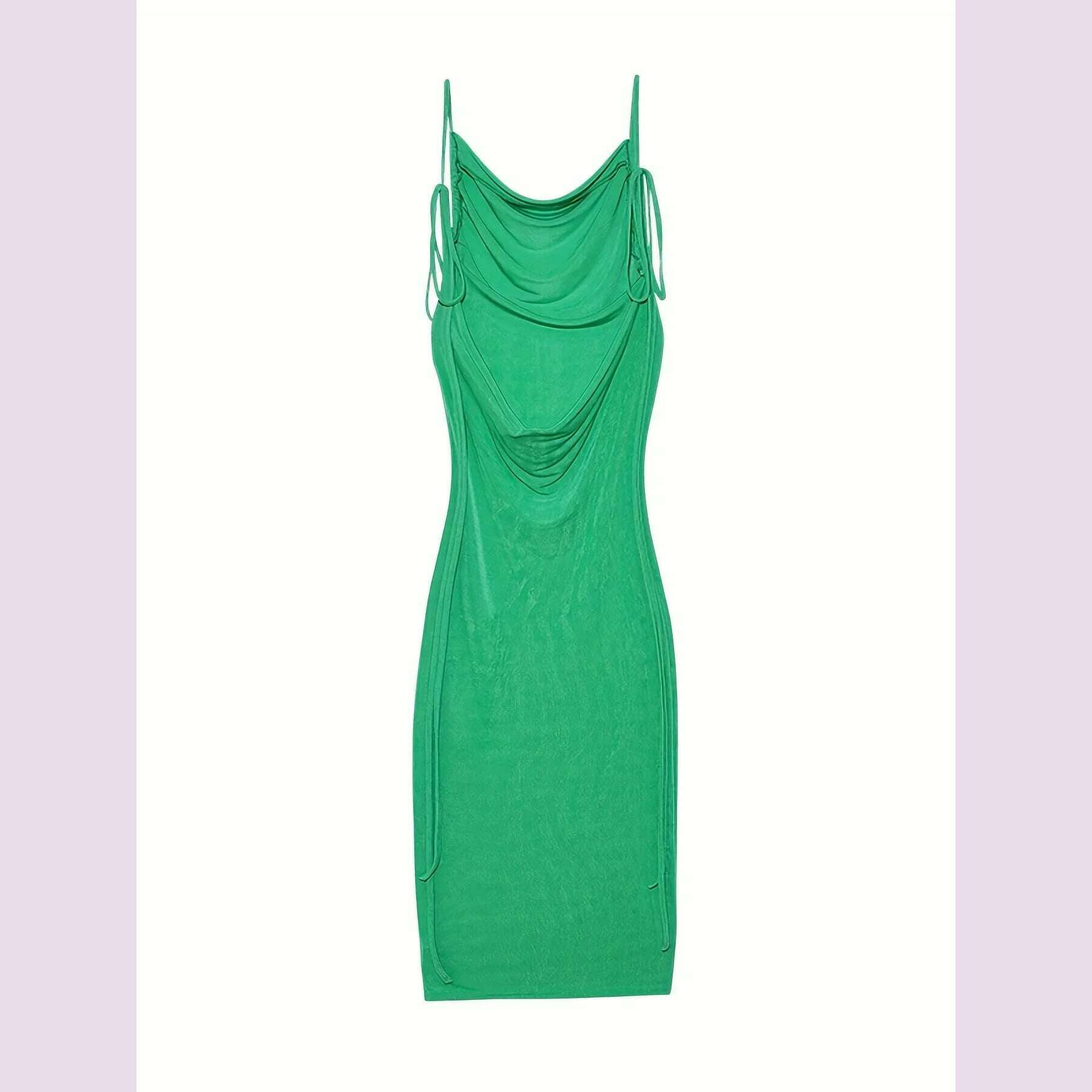 2024 New Summer Fashion Sexy Strapless Hang Neck Temperament Dress