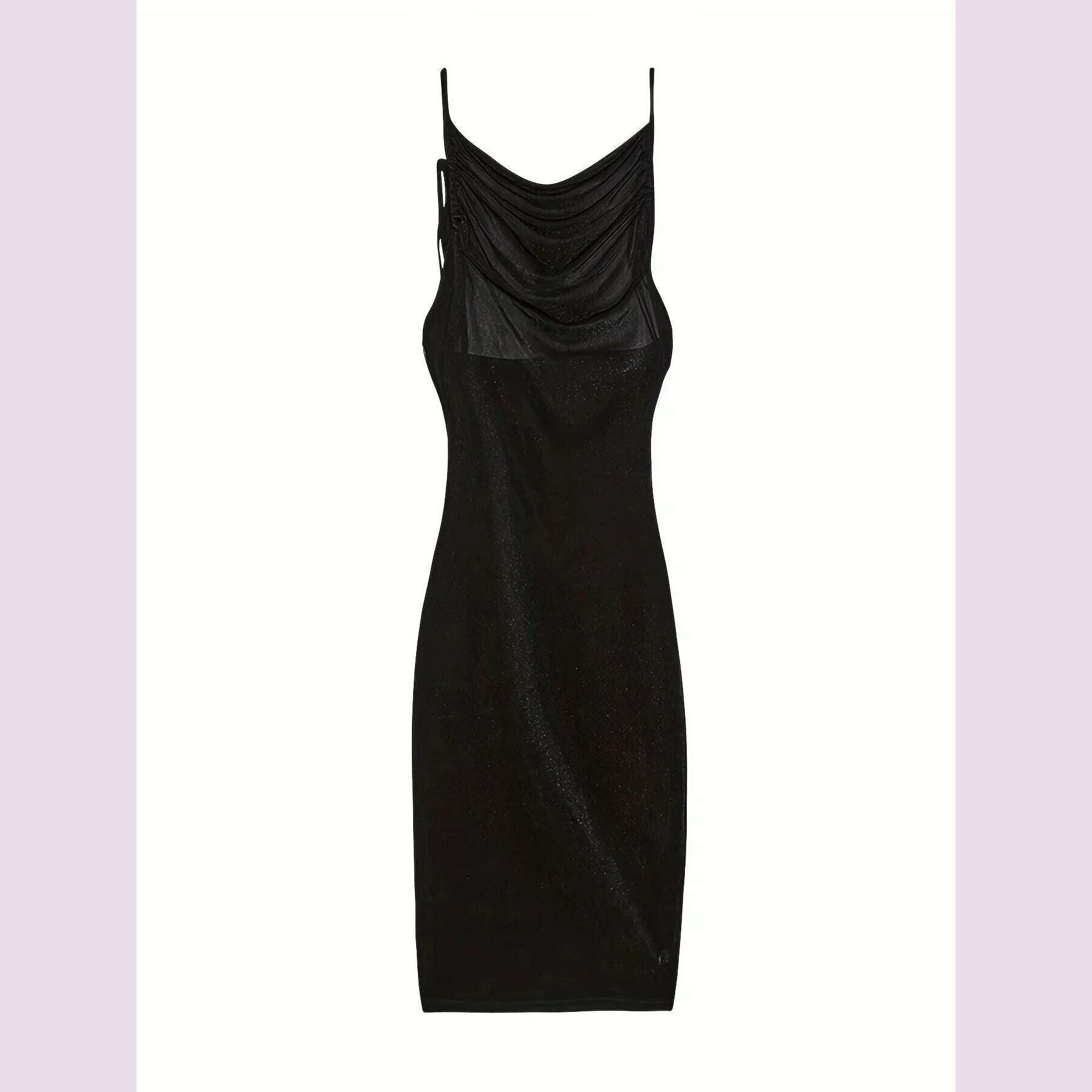 2024 New Summer Fashion Sexy Strapless Hang Neck Temperament Dress