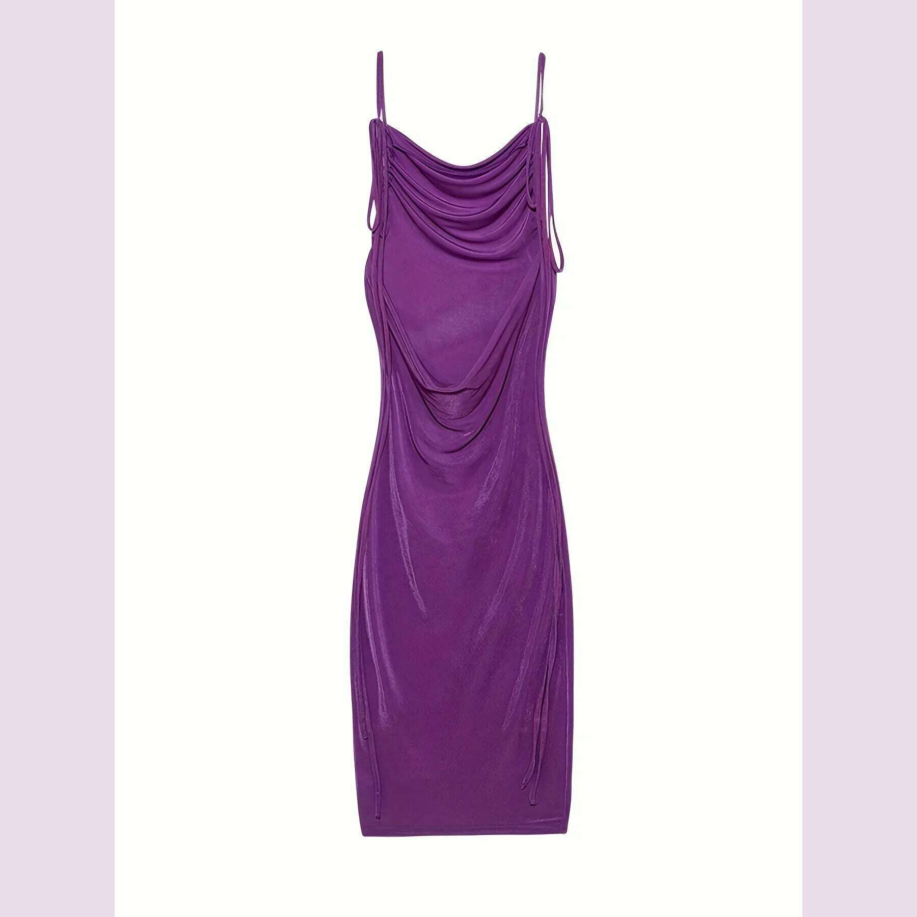 2024 New Summer Fashion Sexy Strapless Hang Neck Temperament Dress