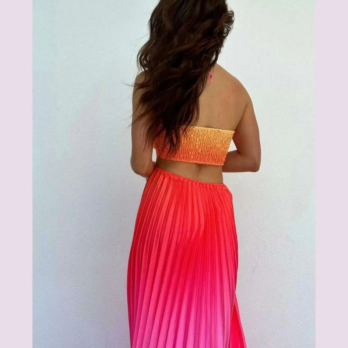 2024 Summer Fashion Women Long Dress Sexy Halter Neck Dress Sleeveless Hanging Trint Comfortable Party Club Women Streetwear