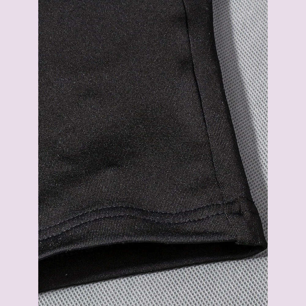 2024 Summer New Women's Round Neck Short Sleeve Slim One Piece Pure Color Yoga Clothing Fitness Jumpsuit