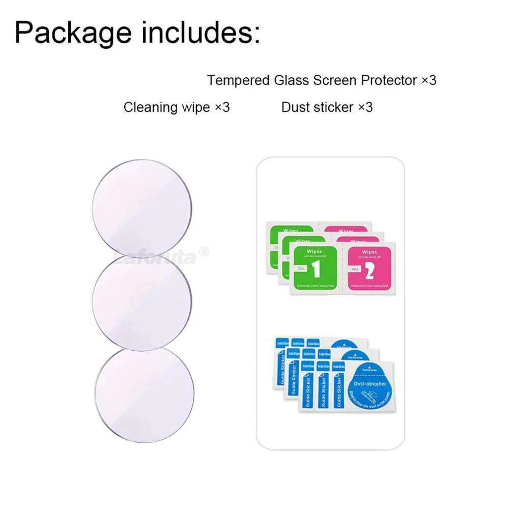 3/1pcs Upgraded Tempered Glass Screen Protector For Samsung Galaxy Watch 46mm 42mm 9h Protective Glass Film for Gear S3 S2 5 Pro