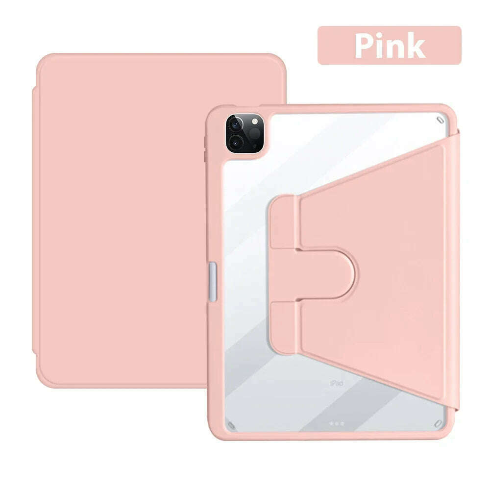 360° Rotation Case For Ipad 10 9 9th 10th Generation Pro 13 12.9 Air 11 5 4 M4 M2 2024 Mini 6 7 10.9 10.2 Protective Cover Funda