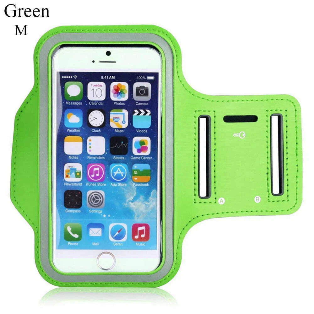 4-6.5Inch Smartphone Running Bags Men Women Waterproof Light Cell Phone Touch Screen Armbands Phone Case Sports Accessories