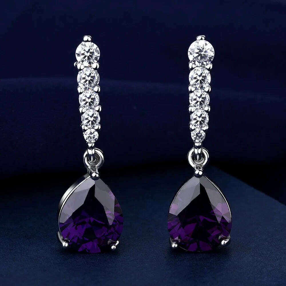 925 Sterling Silver Jewelry Women Fashion Cute Tiny Clear Crystal CZ Stud Earrings Gift for Girls Teens Lady Gift