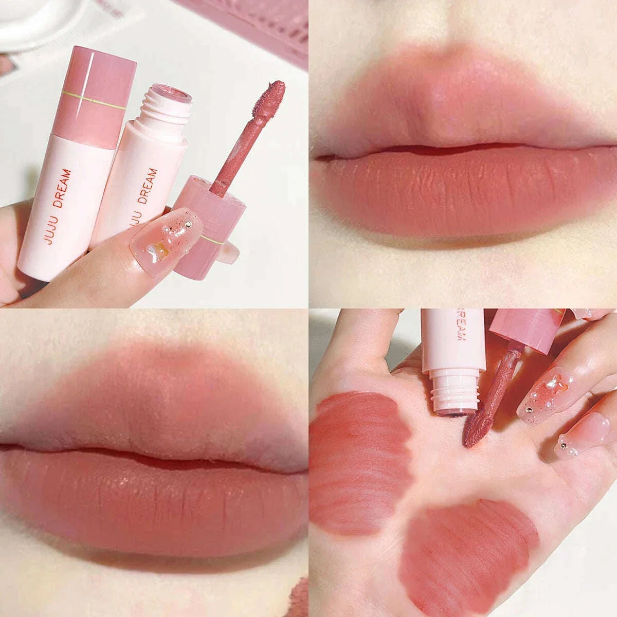 Airy Matte Velvet Lipstick Set Makeup – 6 Rich Shades, Smudge-Proof & Long-Lasting