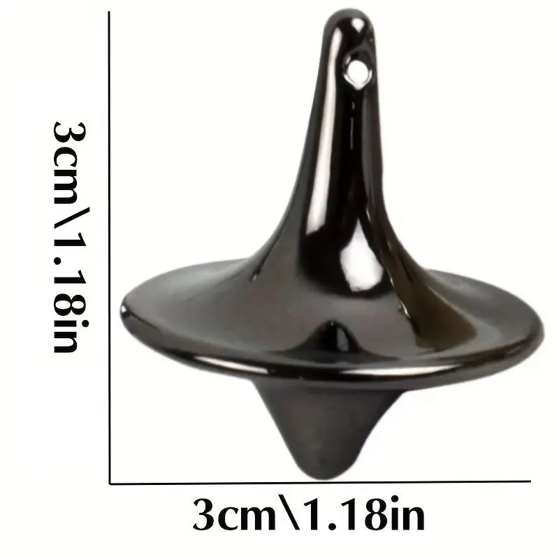 Movie Totem Metal Gyro Silvery Hand Spinning Top Fingertips Small Cyclone Gyroscope Anti Stress Fidget Toys For Adult Gifts