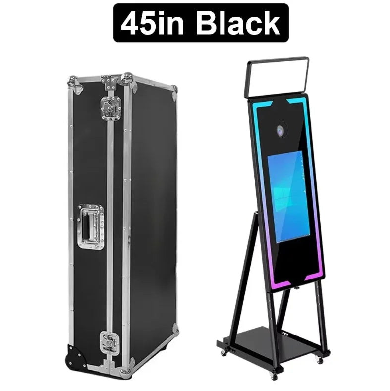 High Quality Selfie Portable Photo Booth Wedding Event 65 inch and 40 inch Magic Mirror DSLR Camera Photo Booths - Kimlud