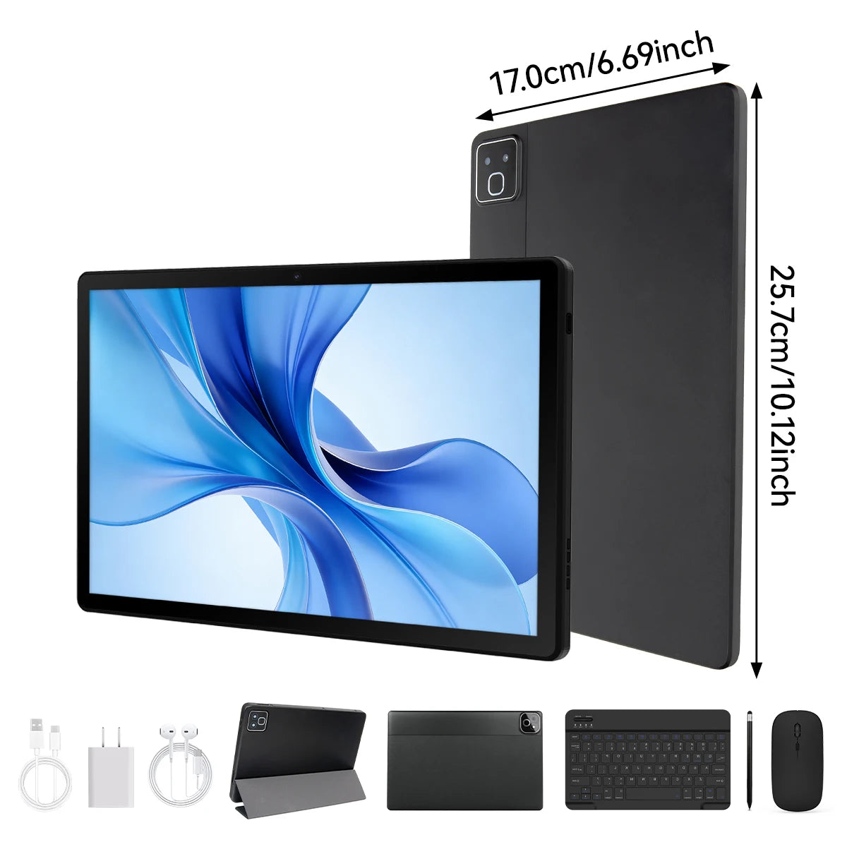 11 Inch Tablet PC K6ProL A333 Processor Android 16 32GB(3+29GB) RAM 256GB ROM 1280*800 IPS HD 7800mAh WiFi6 Gemini AI...