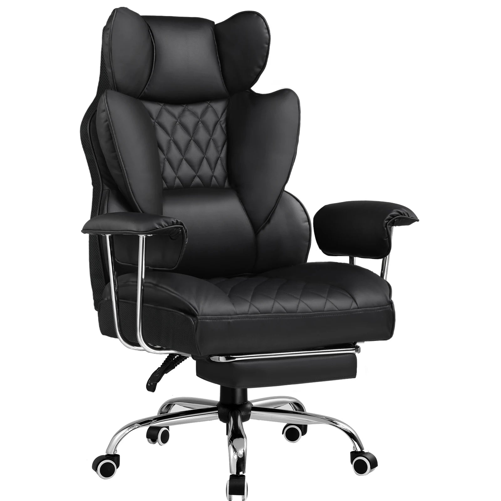 Gtplayer Gaming Chair, Office Chair with Pocket Spring Lumbar Support, Ergonomic and Comfortable Wide Office Computer Chair
