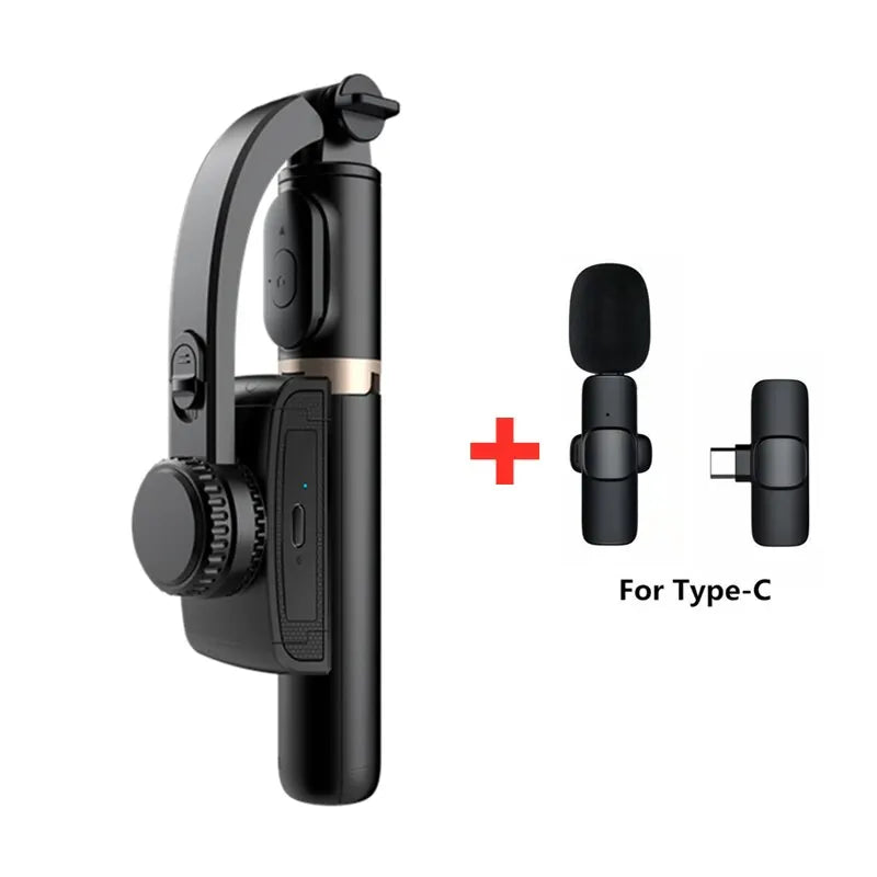 new Gimbal Stabilizer 360° rotation stable shooting Bluetooth Selfie Stick Tripod for Smartphone Live Vertical Shooting Bracket