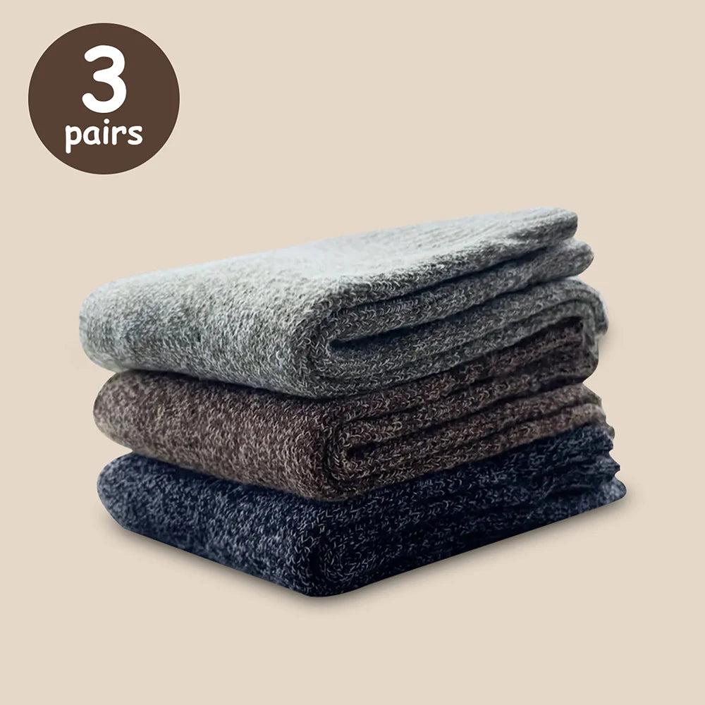3/5/10 Pairs Men Solid Color Socks Fashionable Simple Versatile Winter Socks Are Soft Comfortable Lightweight Casual In...