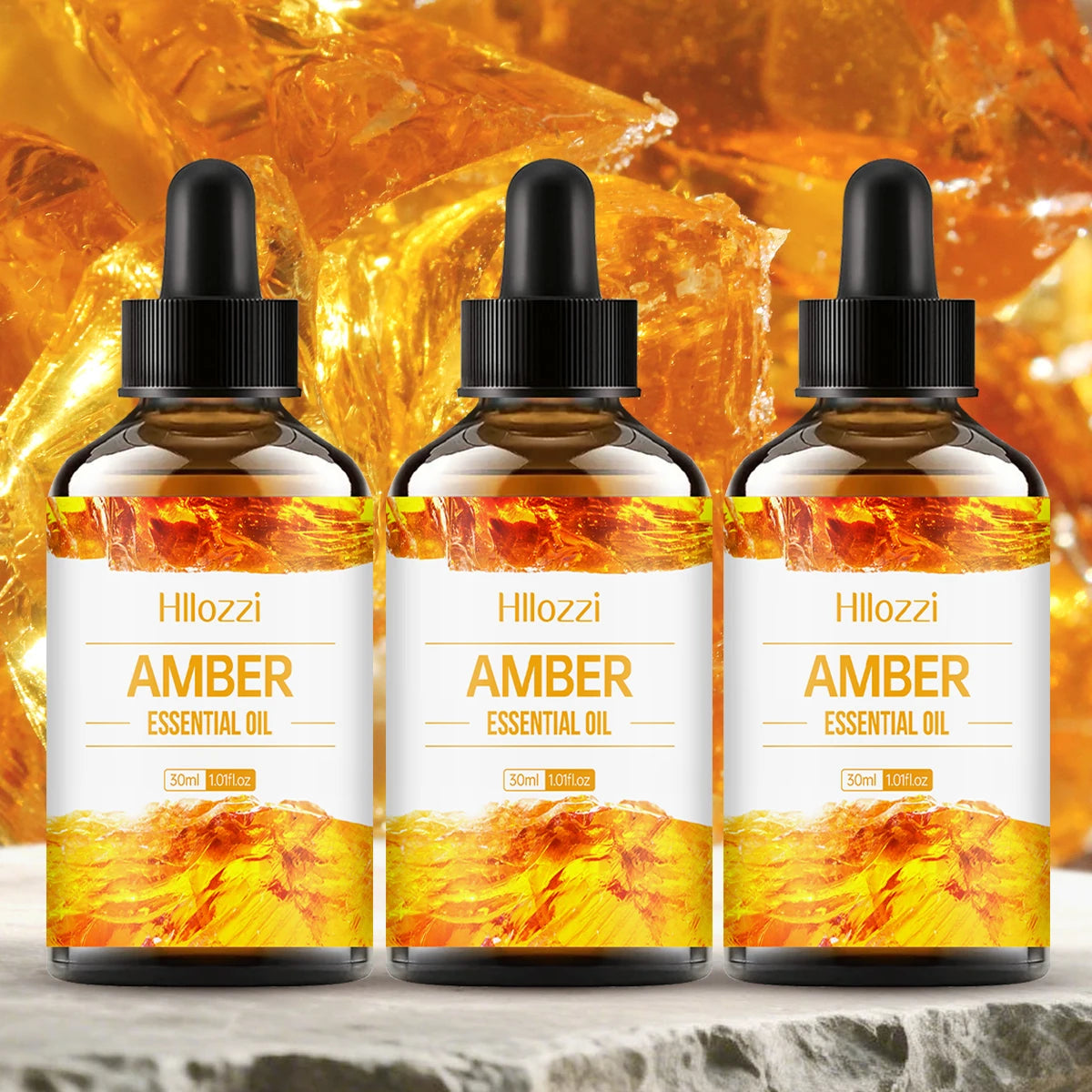 Amber essential oil, a natural fragrance, is suitable for body massage treatments and hair care. It can also be used in diffuser
