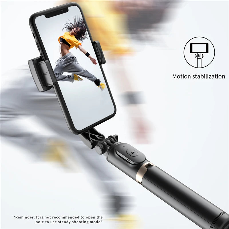 new Gimbal Stabilizer 360° rotation stable shooting Bluetooth Selfie Stick Tripod for Smartphone Live Vertical Shooting Bracket