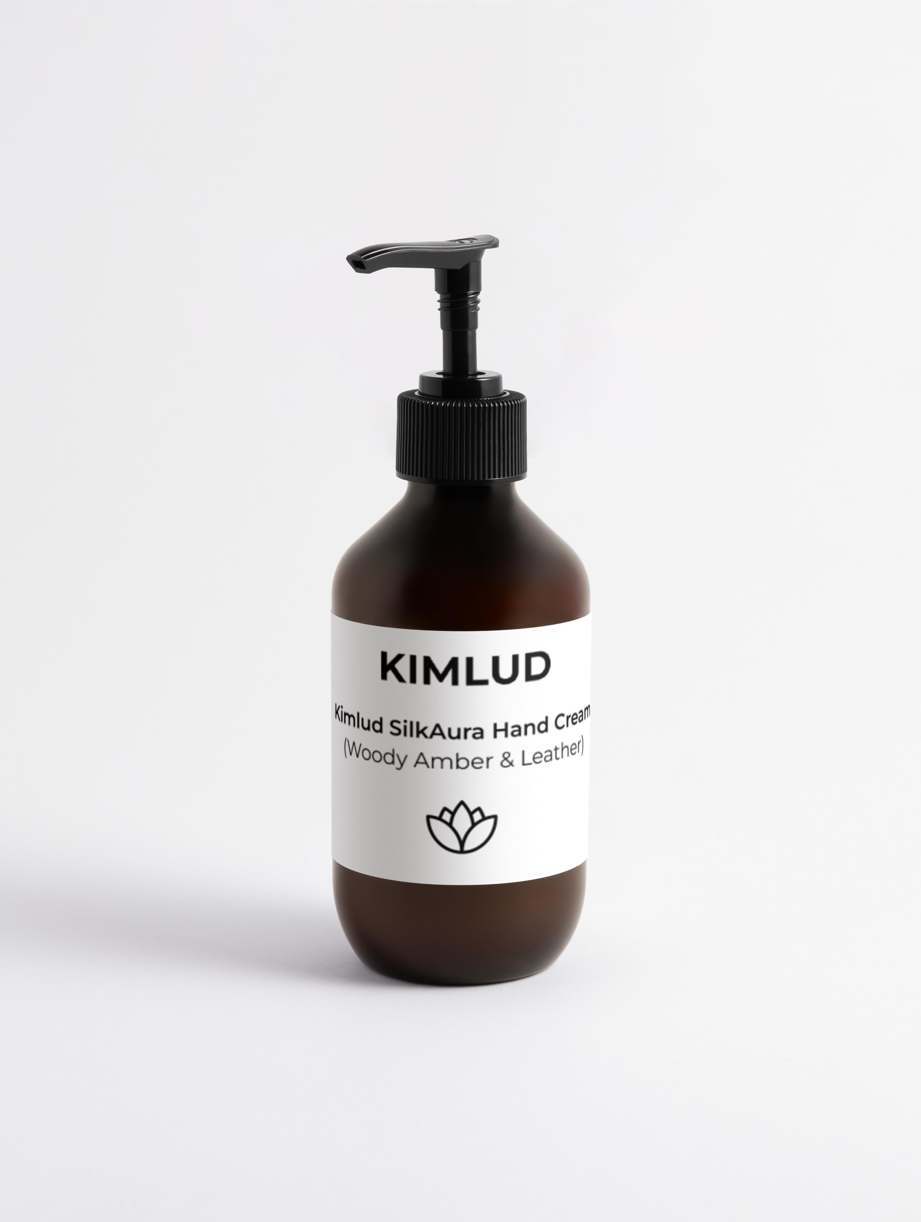 Kimlud SilkAura Hand Cream (Woody Amber & Leather)