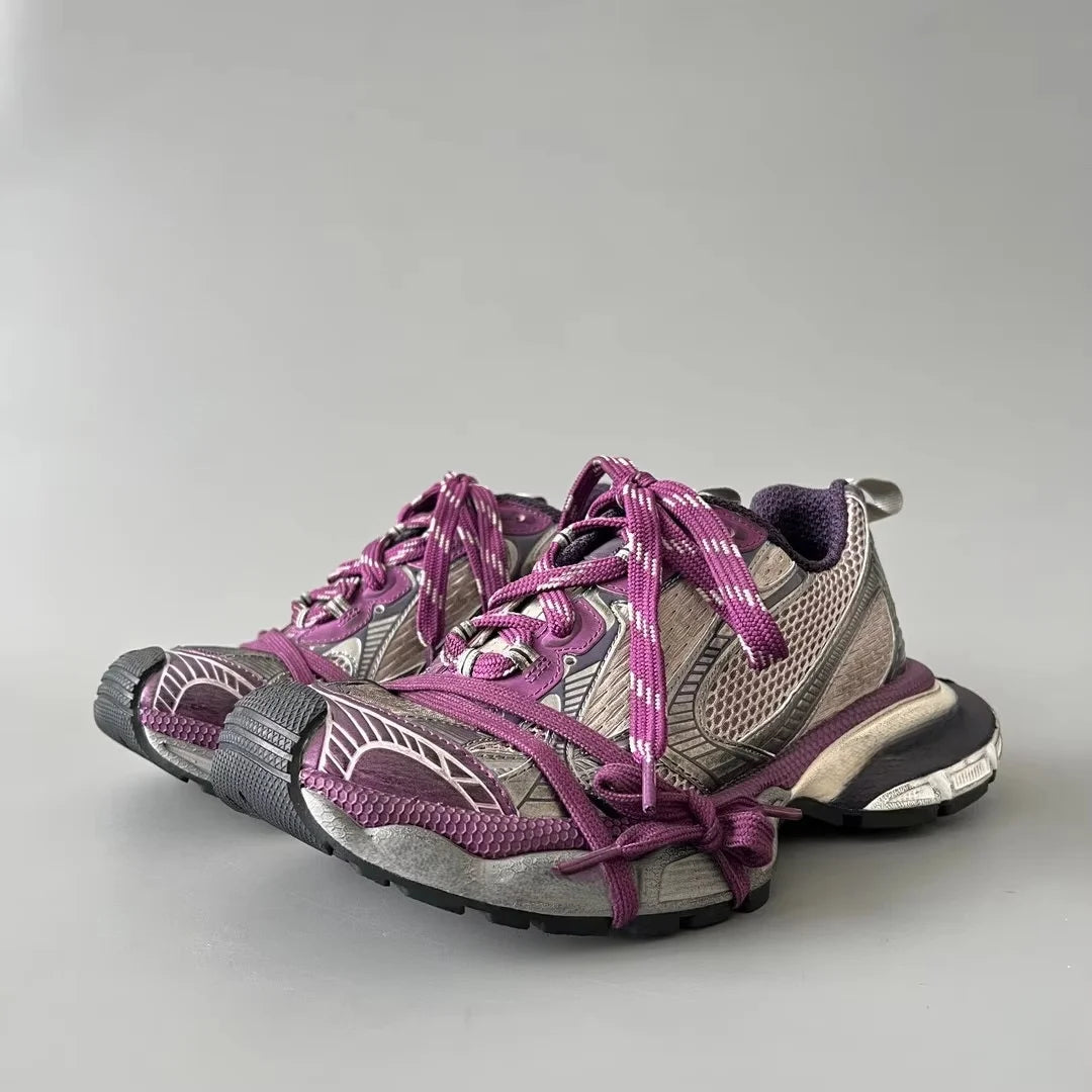 Luxury Designer's New Men's and Women's Matching Casual Walking Shoes in 3XL Series Lightweight Thick Soled sneakers - Kimlud