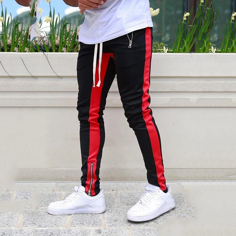 Mens Cotton Joggers Sport Running Pants Fitness Men Sportswear Tracksuit Bottoms Skinny Sweatpants Trousers Gyms Track Pants - Kimlud