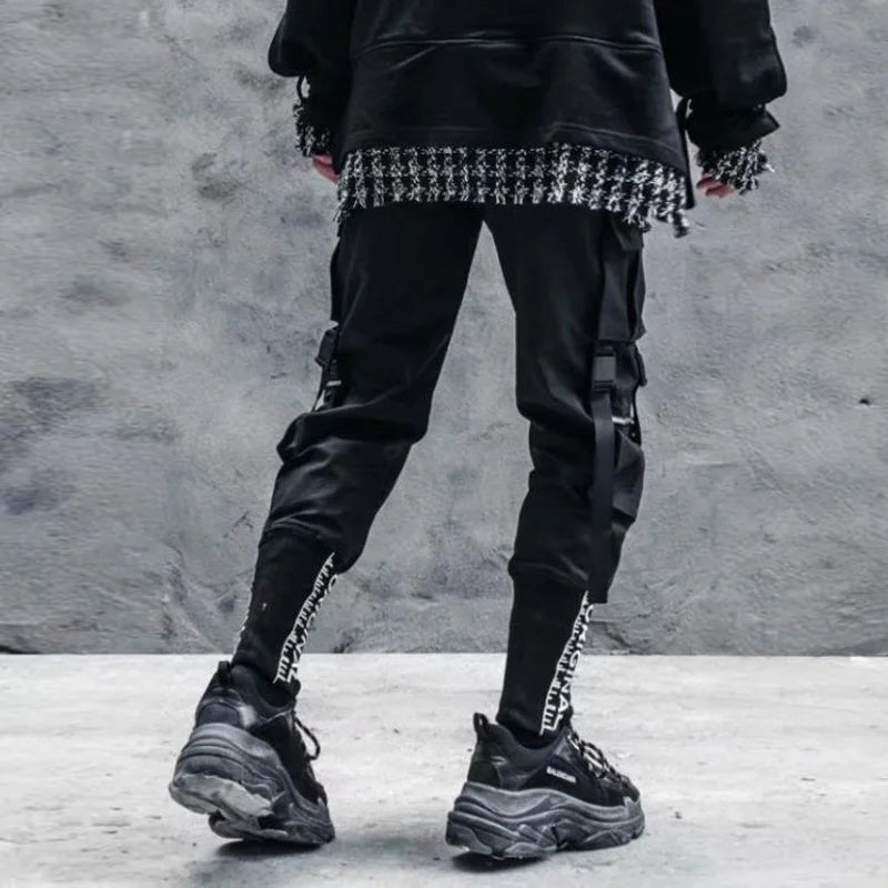 Harajuku Joggers Cargo Pants Men Fashion Casual Multi Pocket Streetwear techwear Men Women Sport Trousers Trending y2k Style - Kimlud
