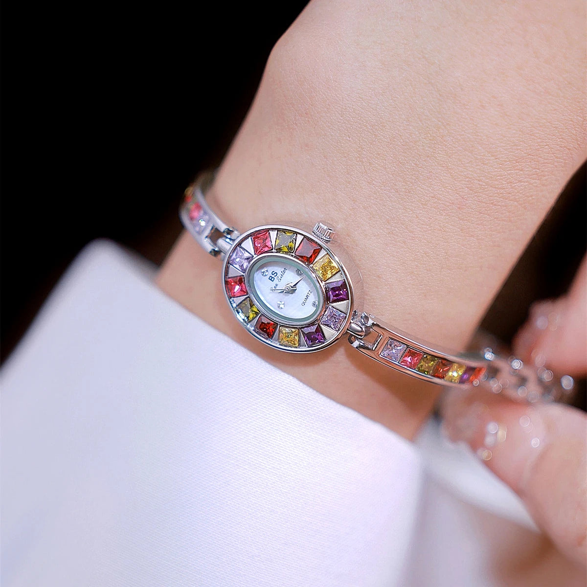 QUARTZ WATCH BS New Best-selling Watch Factory Direct Export Chain With Gradient Light Luxury Women's - Piece Consignment FA1681 - Kimlud