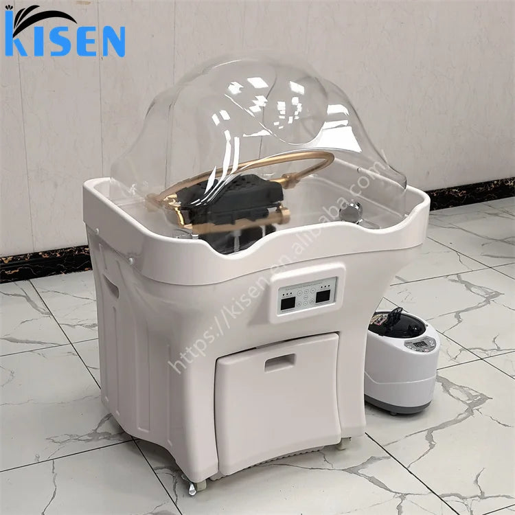 Kisen Model Luxury Salon Furniture Hair Washing Bed Accessories Japan Head Spa Equipment Portable Shampoo Basin No Plumbing - Kimlud