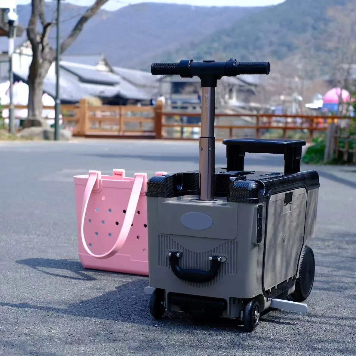 FENGJIU Manufacturer Supplier Electric Suitcase Scooter Electric Ride on Suitcase Electric Scooter Suitcase for Kids |...