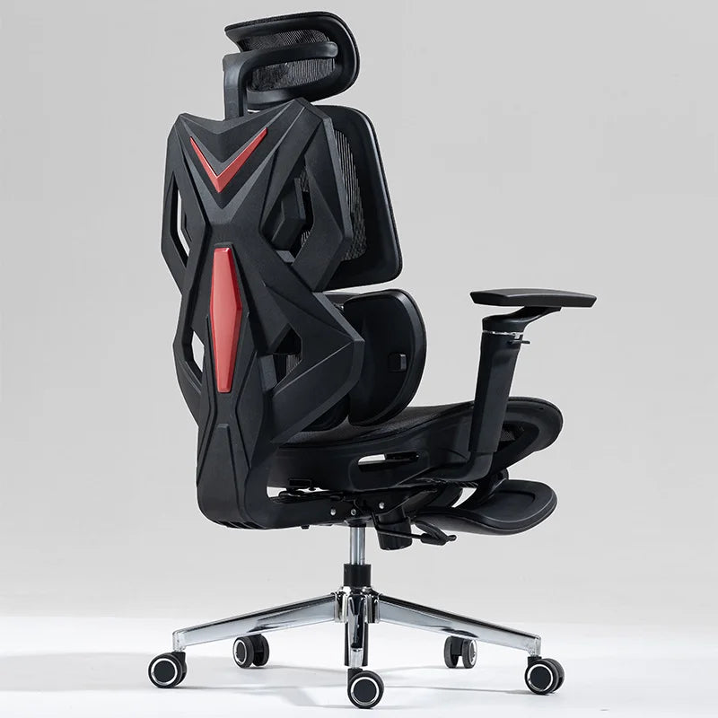 Ergonomic Gaming Chair with Lumbar Support, Height Adjustable Computer Chair for Home & Office, Comfortable for Long Sitting - Kimlud