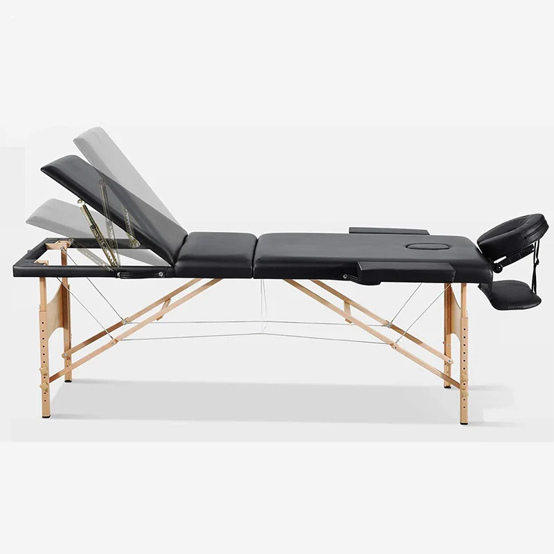 Best-Selling Modern Metal Height Adjustable Foldable Facial Massage Table Convenient Lash Bed Salon Furniture for...