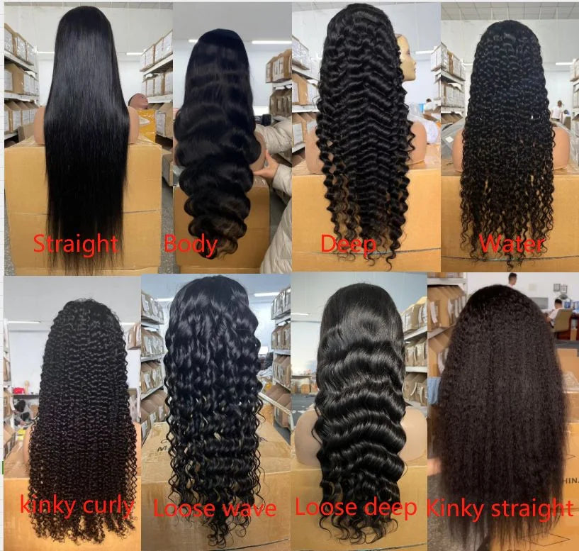 Women's 13x4 Deep Wave Body Glueless Wig Wear and Go Human Hair Pre Plucked Pre Cut Lace Front No Glue Upgraded | Kimlud...