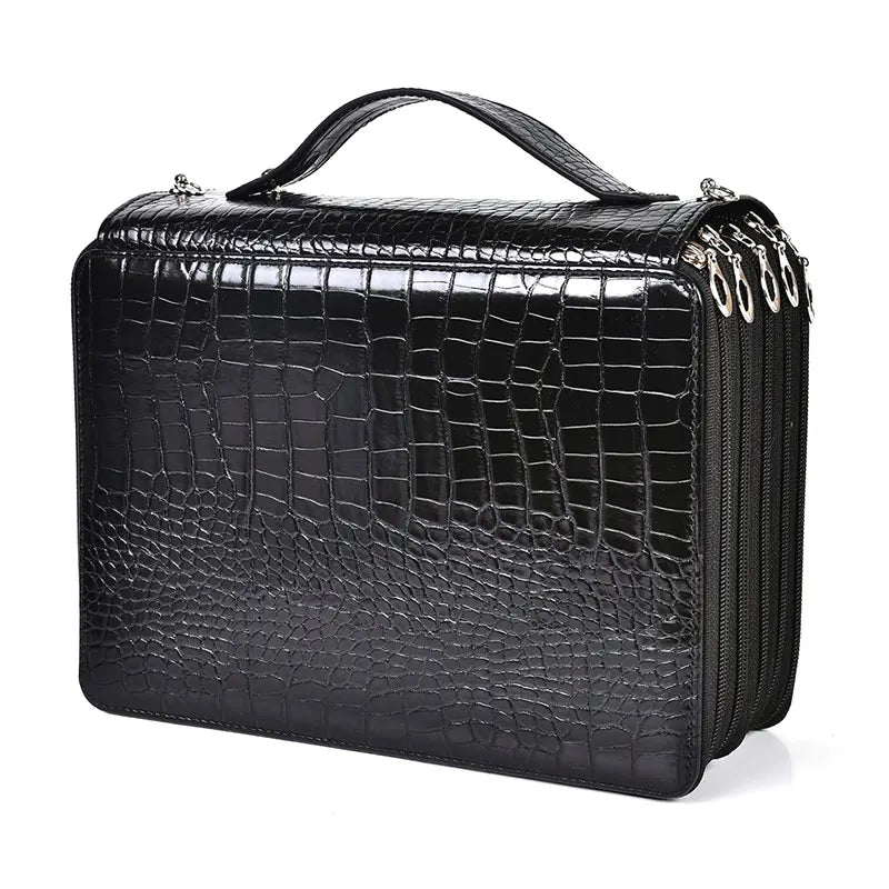 5 Layer 252 Hole PU Pencil Case Large Capacity Art Painting Drawing Pen Cosmetic Storage Bag Organizer Handbag...