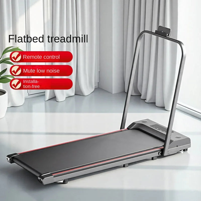 Best Selling Foldable Treadmill with Handle Bar Lightweight Folding Silent Treadmill 2 in 1 Portable Treadmills for Home...