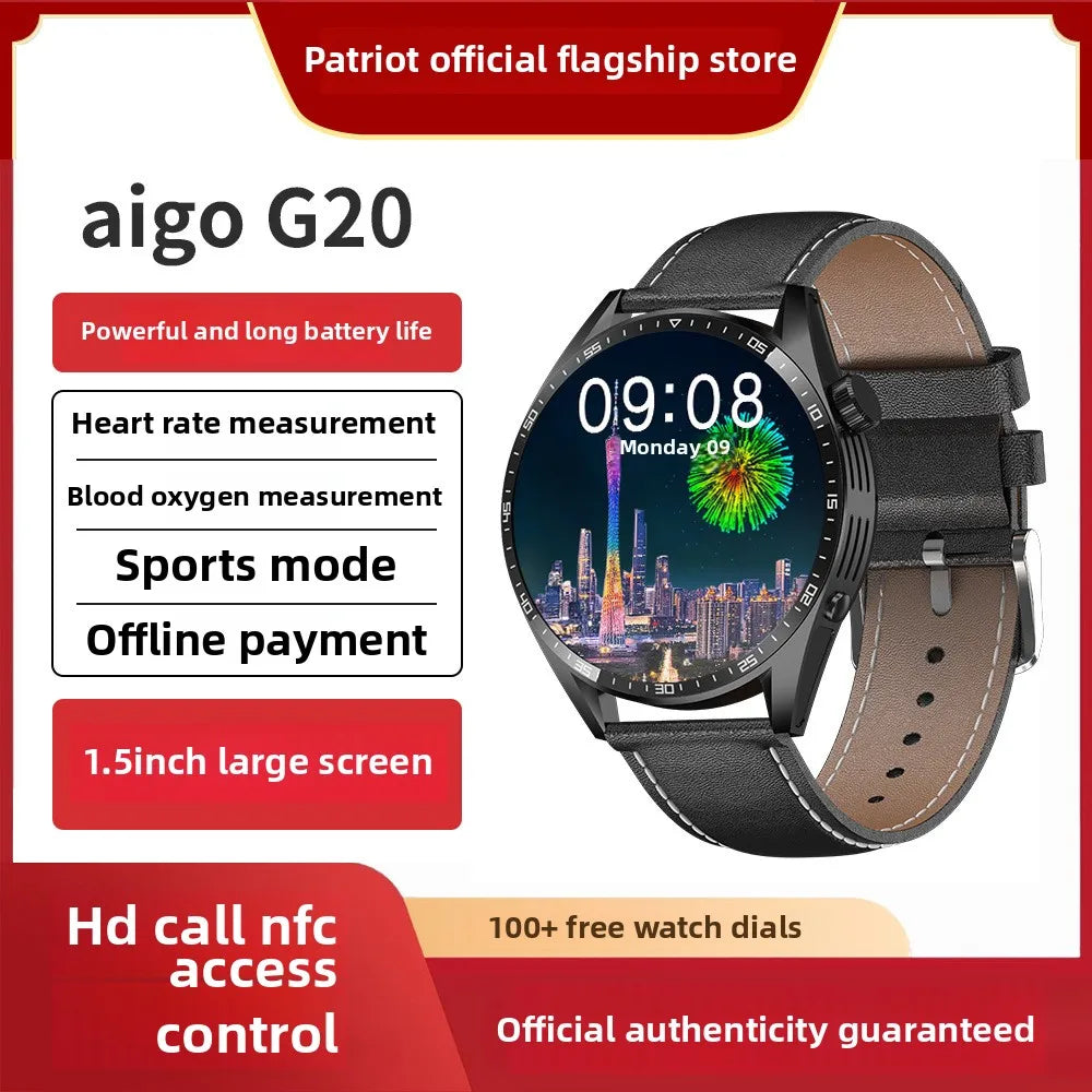 Patriot G20  Call Smart Watch Douyin Popular Health Monitoring Ride Code Nfc Offline Payment