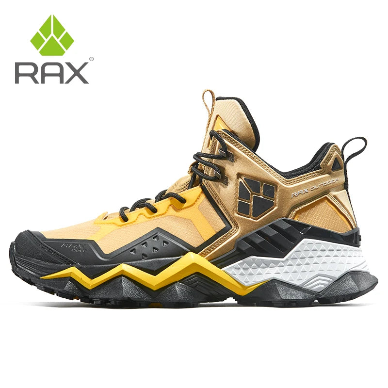 Rax Men Waterproof Hiking Shoes Breathable Hiking Boots Outdoor Trekking Boots Sports Sneakers Tactical Shoes - Kimlud