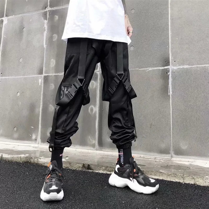 Harajuku Joggers Cargo Pants Men Fashion Casual Multi Pocket Streetwear techwear Men Women Sport Trousers Trending y2k Style - Kimlud