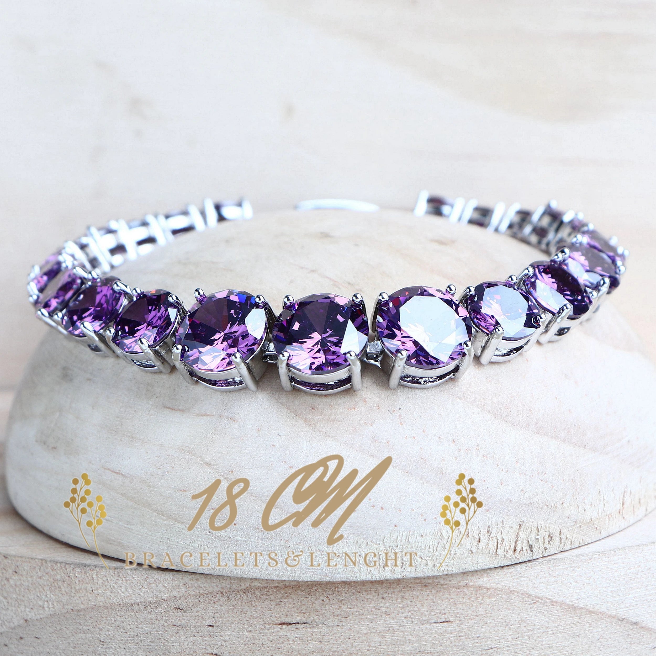 Purple Zirconia Women Bridal Jewelry Sets Silver 925 Fine Costume Jewellery Wedding Earrings Rings Bracelets Pendant...