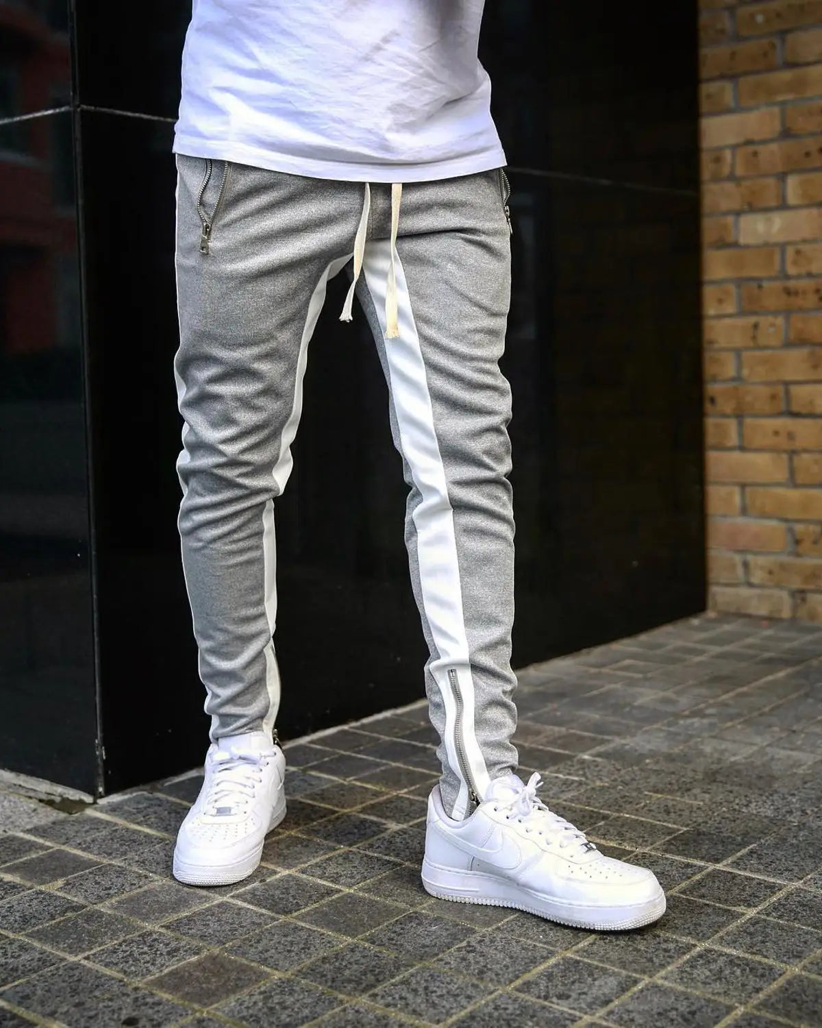 Mens Cotton Joggers Sport Running Pants Fitness Men Sportswear Tracksuit Bottoms Skinny Sweatpants Trousers Gyms Track Pants - Kimlud