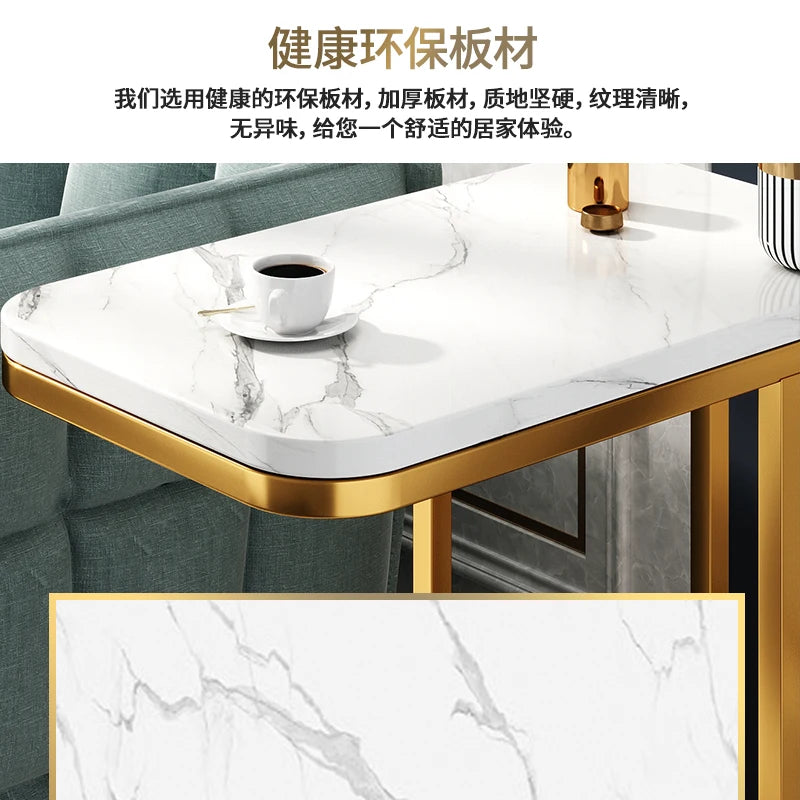 Modern Single Layer Side Table for Living Room Dining Kitchen Home or Villa Wood Center Table Furniture | Kimlud Office...