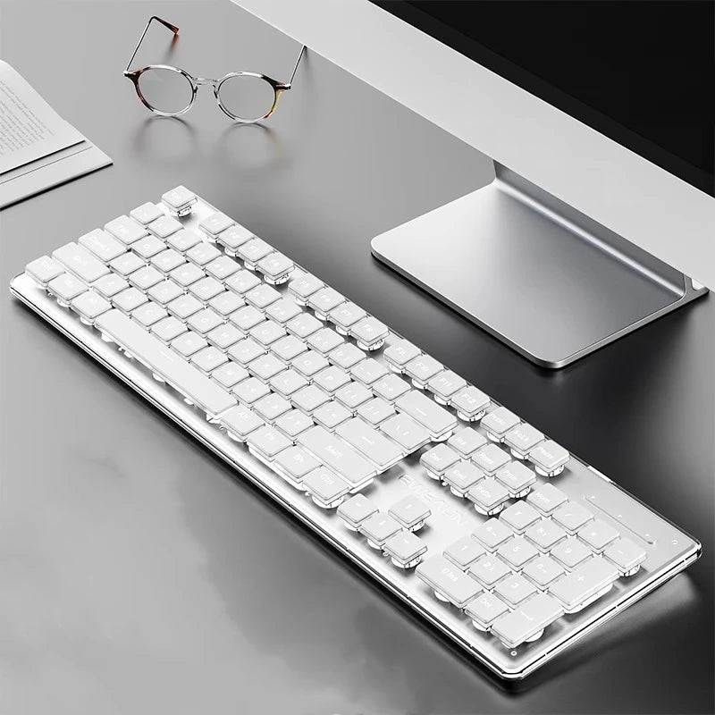 Front Walker X7S Wireless Keyboard and Mouse Set Silent Ultra-thin High-value Gaming Computer Office Mechanical Keyboard - Kimlud