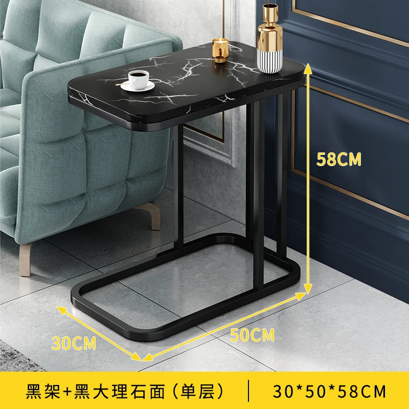 Modern Single Layer Side Table for Living Room Dining Kitchen Home or Villa Wood Center Table Furniture | Kimlud Office...