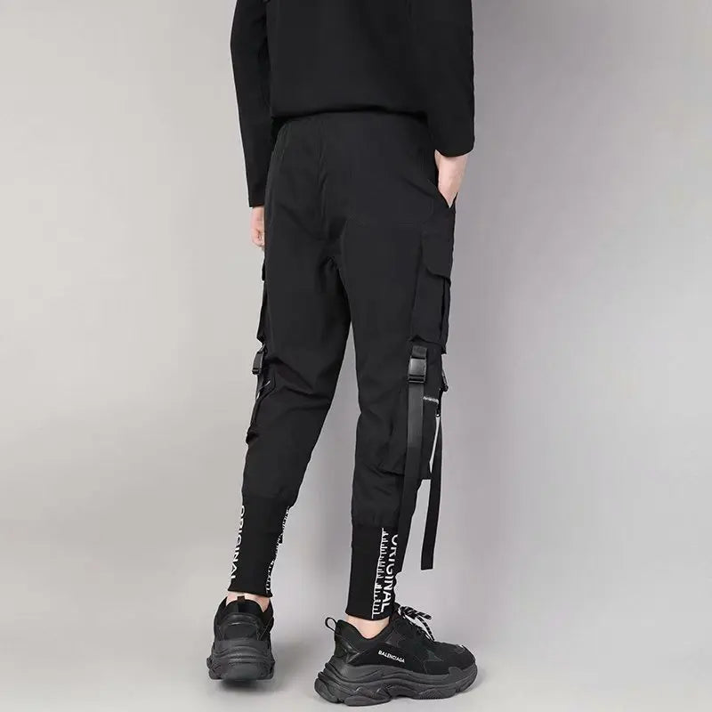 Harajuku Joggers Cargo Pants Men Fashion Casual Multi Pocket Streetwear techwear Men Women Sport Trousers Trending y2k Style - Kimlud