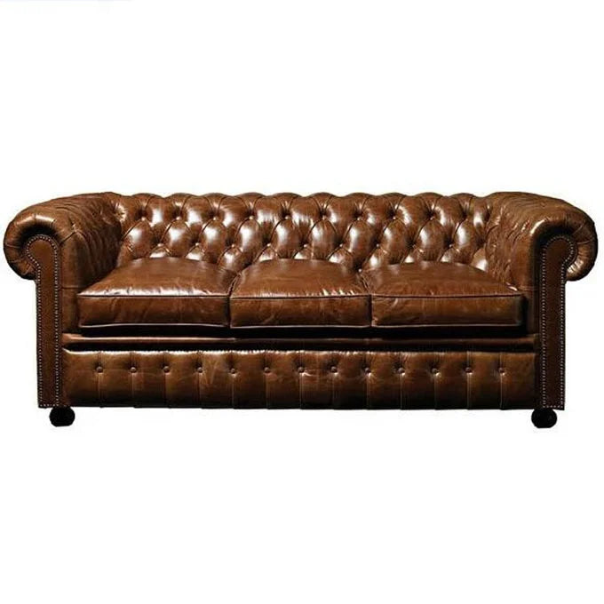Hot Selling European Chesterfield 3 2 1seater Leather Sofa Set Living Room Furniture | Kimlud Luxury Chair