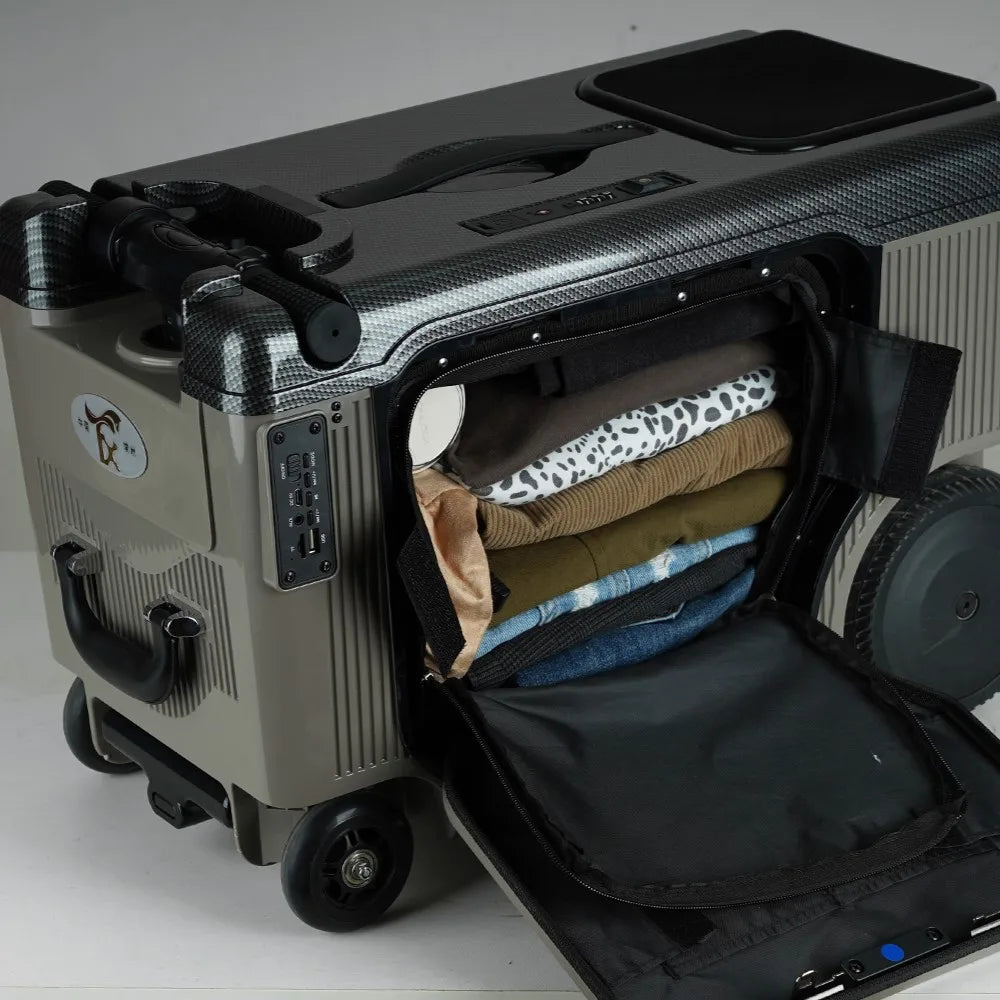 FENGJIU Competitive Price Multi Color Optional Electrical Luggage New Style Riding Luggage with Password Lock | Kimlud...